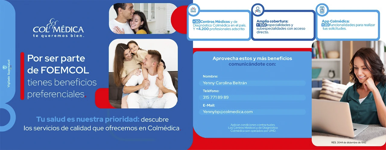 Convenio Colmedica FOEMCOL