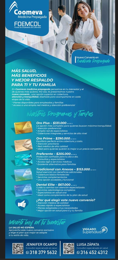 Convenio Coomeva Medicina Prepagada
