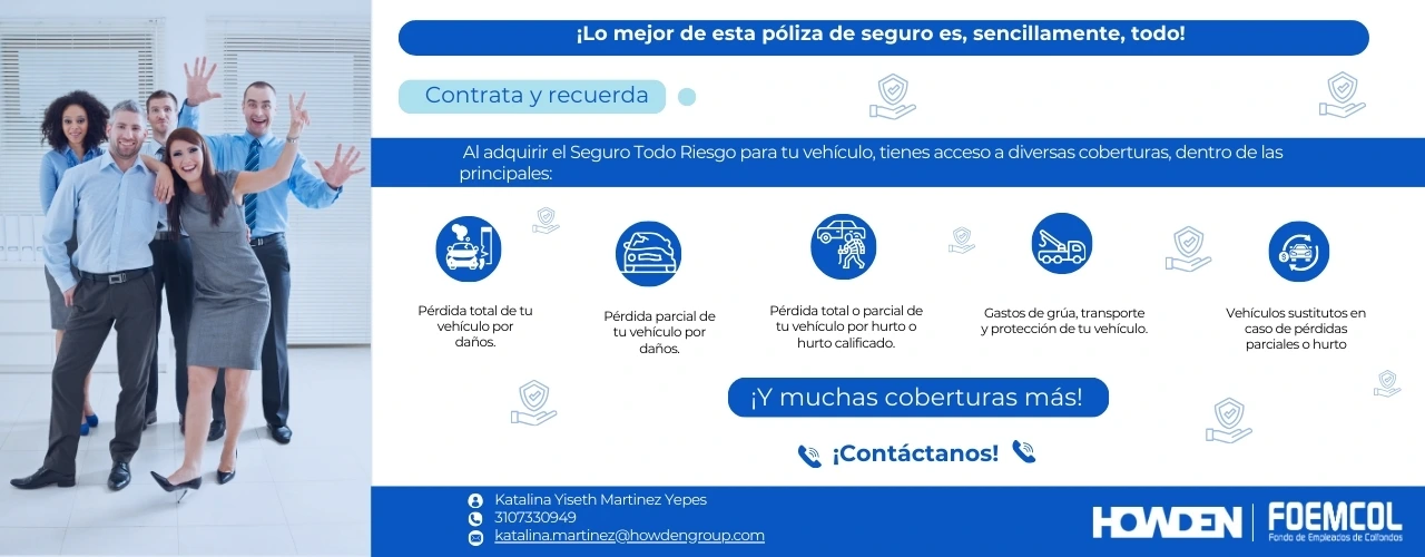 Convenio Seguro Vehicular Howden FOEMCOL