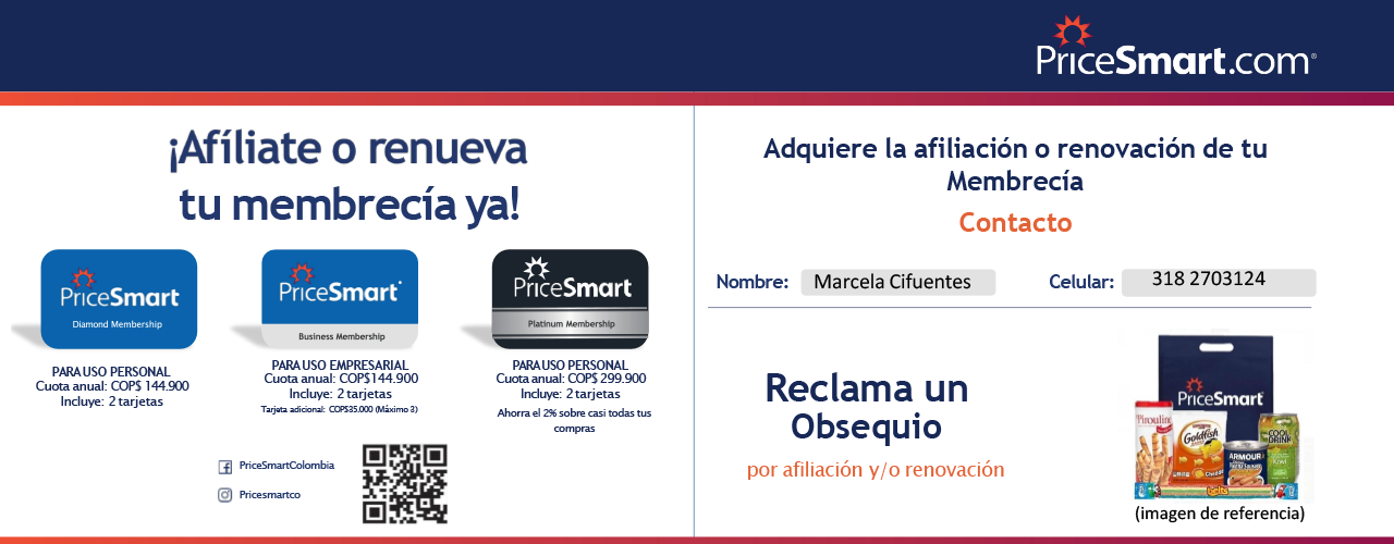 Convenio PriceSmart FOEMCOL