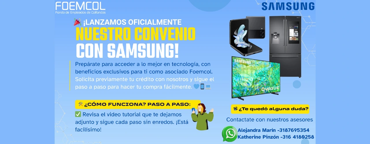 Convenio Samsung FOEMCOL